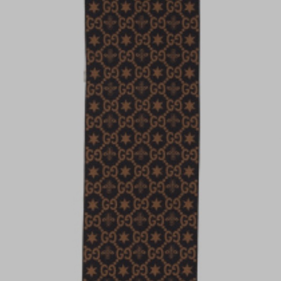 Gucci unisex Bees and stars GG jacquard scarf - Picture 6 of 10